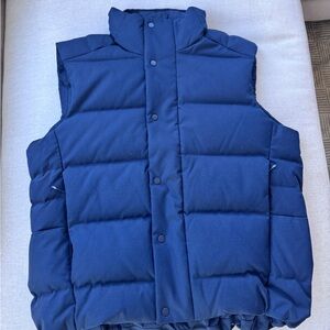 Navy Wunder Puff Vest - Large